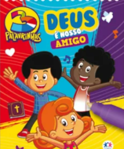 Livro Aquabook 3 Palavrinhas - Deus é nosso amigo