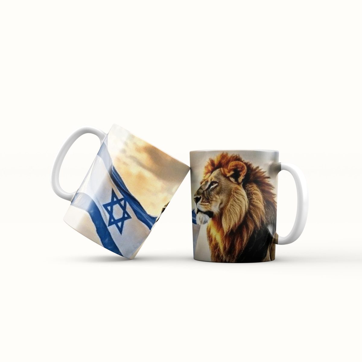 Caneca Leão e a bandeira