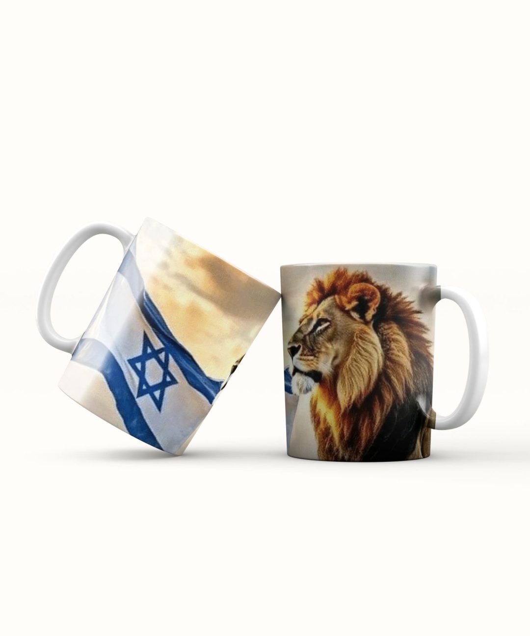 Caneca Leão e a bandeira