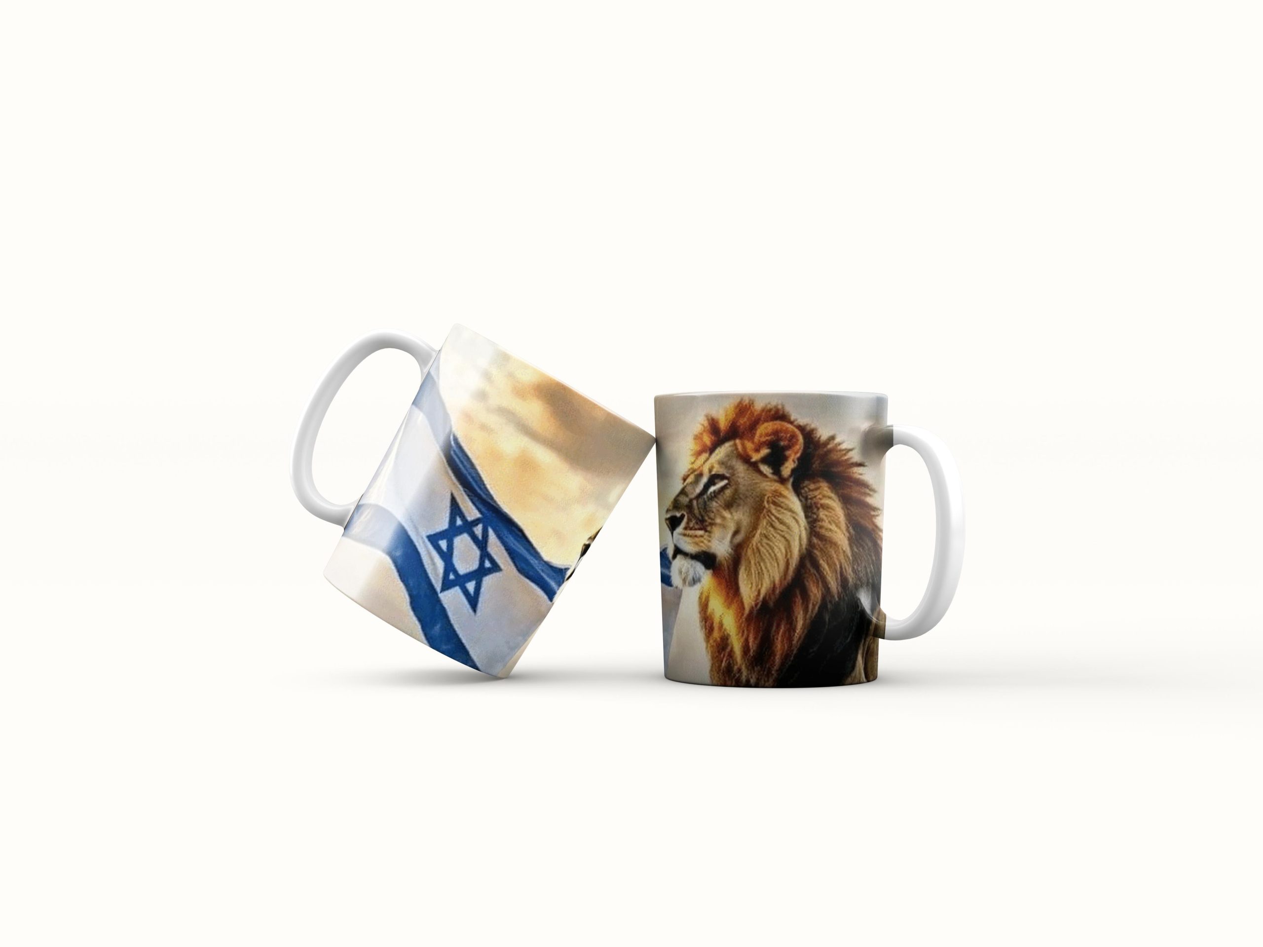 Caneca Leão e a bandeira
