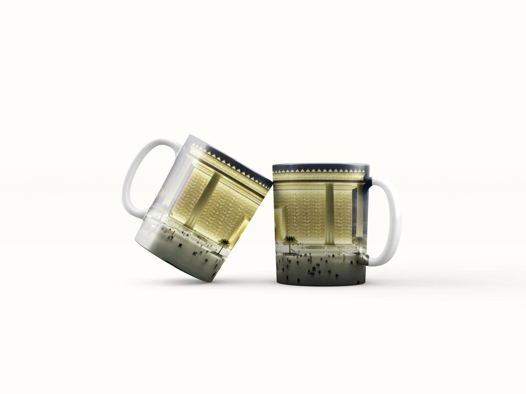 Caneca Templo de Salomão noite