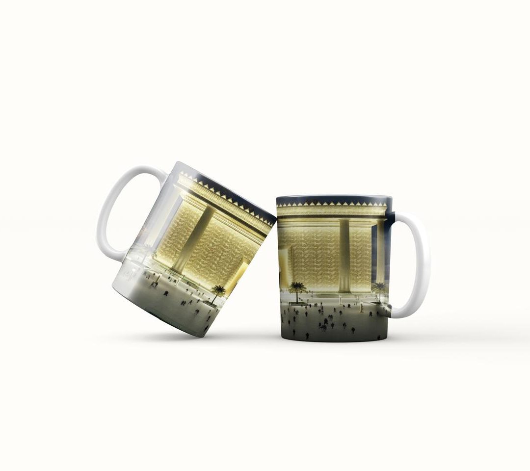 Caneca Templo de Salomão noite