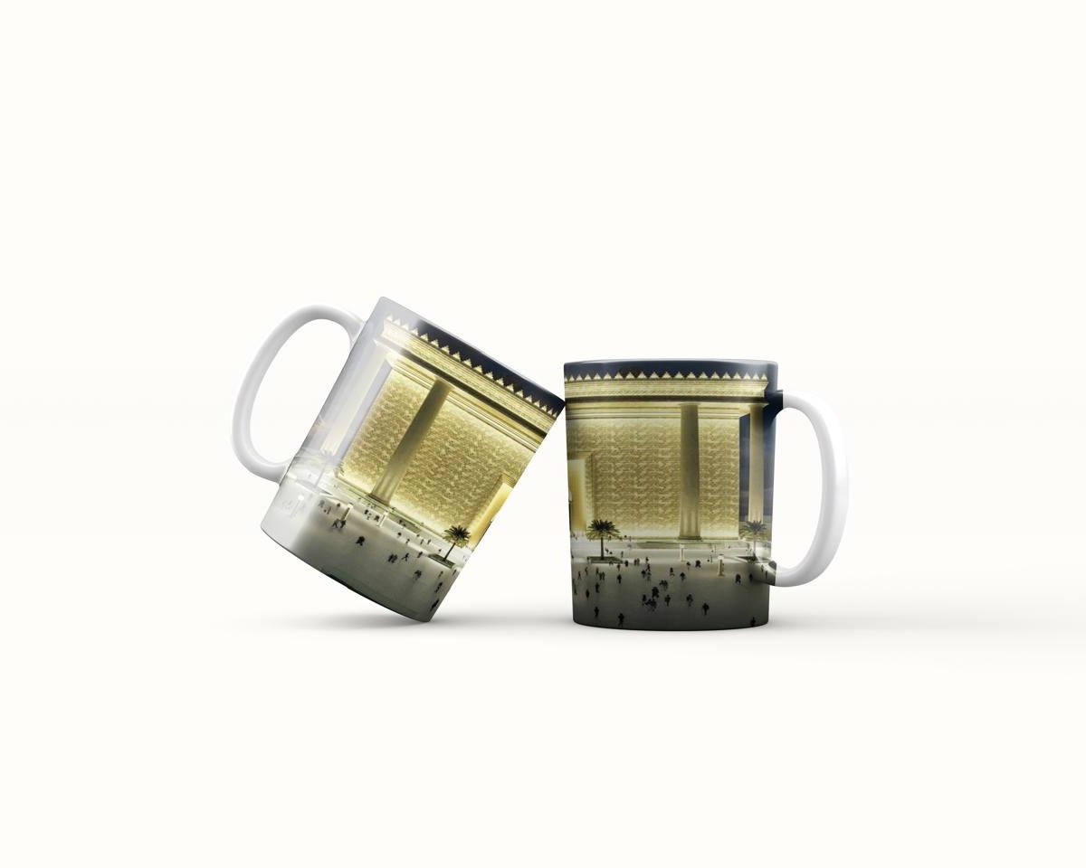Caneca Templo de Salomão noite