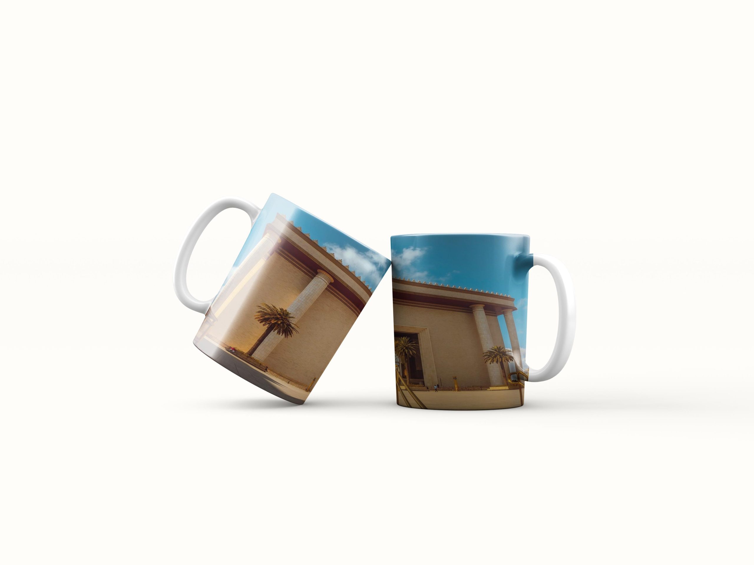 Caneca Templo de Salomão dia