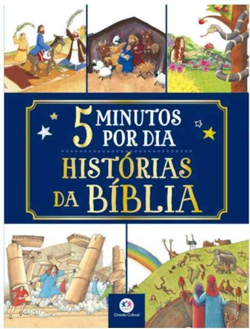 Livro Almofadado grande 5 Minutos Por Dia - Histórias da Bíblia