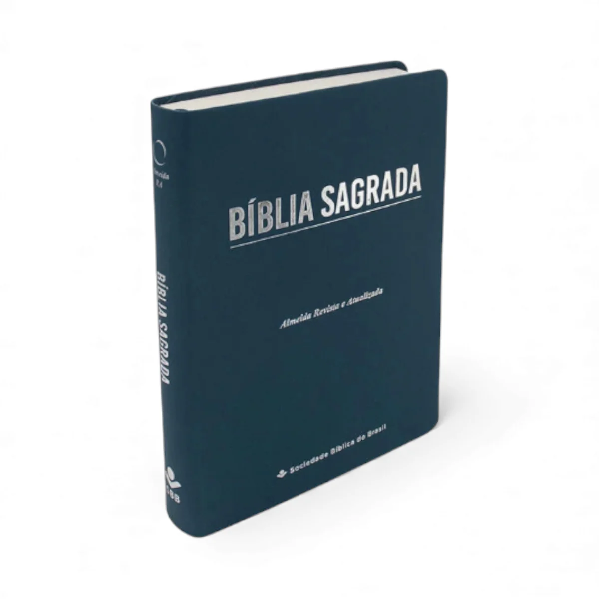 Bíblia Sagrada RA Linha Ouro Letra Gigante Azul