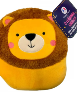 O leãozinho corajoso - Livro de pelúcia