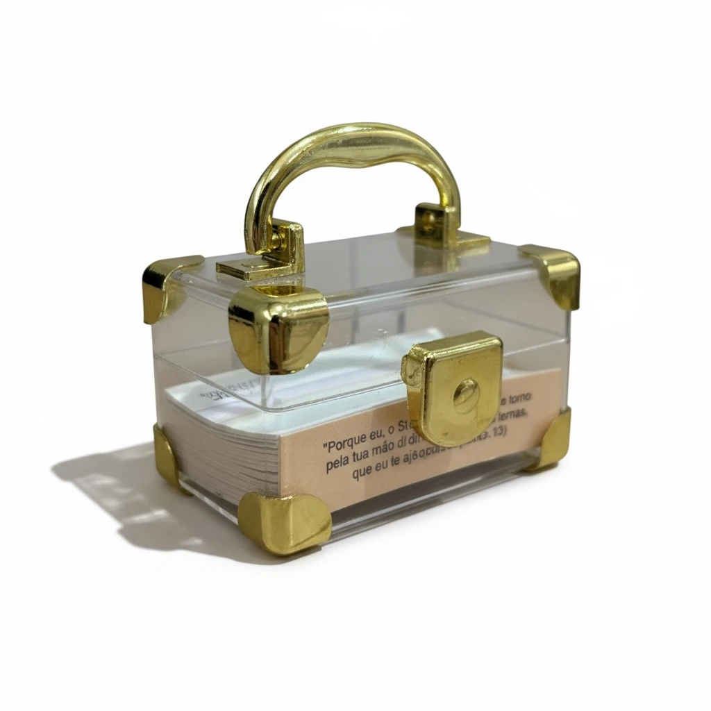 Caixinha de Promessa Transparente