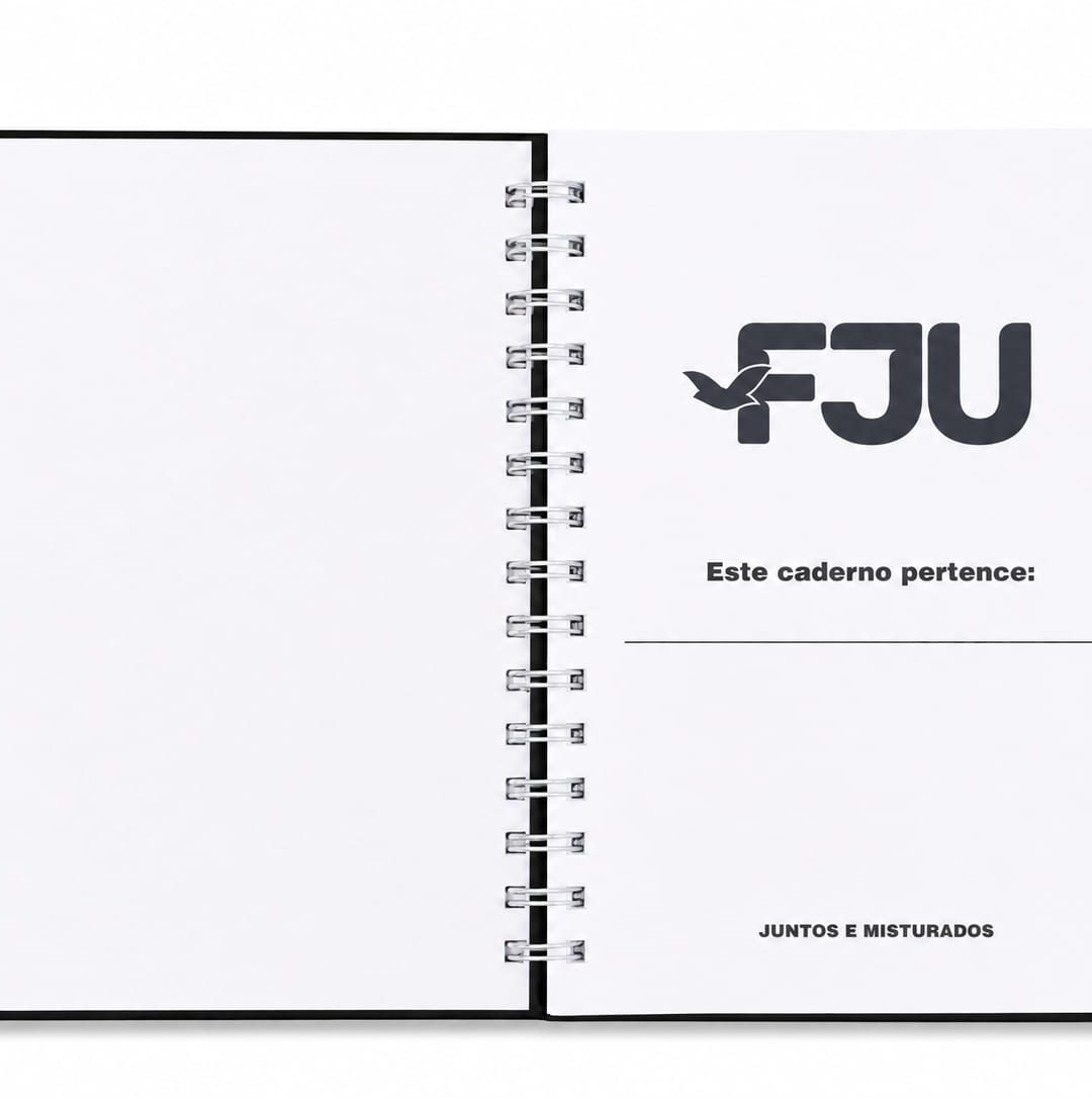 Caderno FJU Neon
