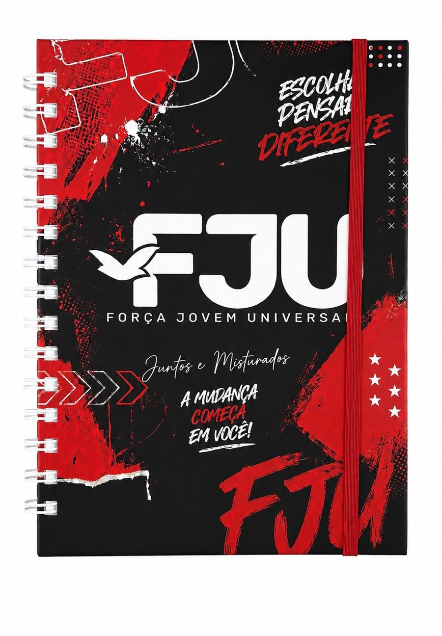Caderno FJU Vermelho