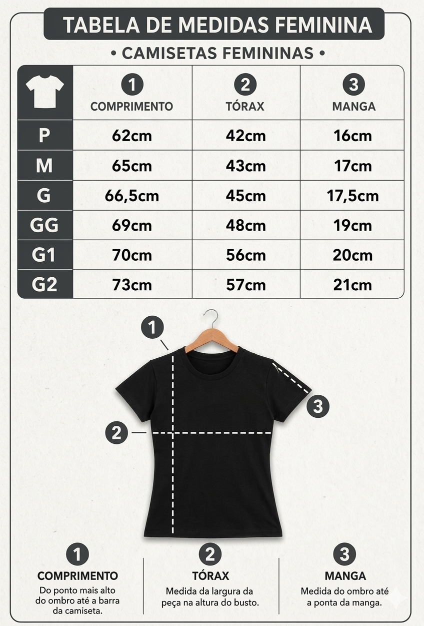 Camiseta Seja Luz Branca Feminina